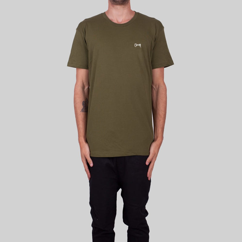 Mens Stamp T-Shirt Army