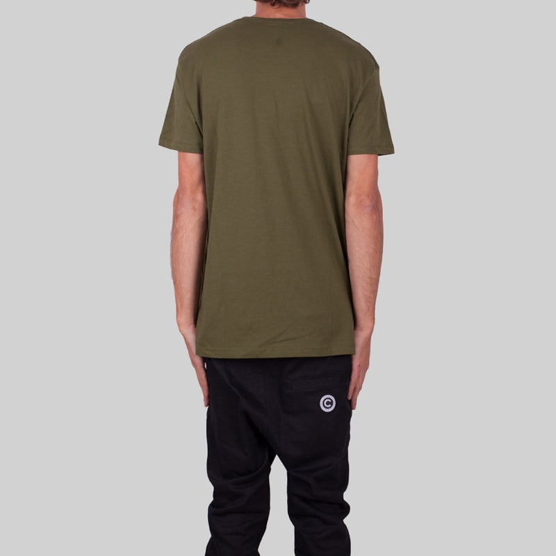 Mens Stamp T-Shirt Army