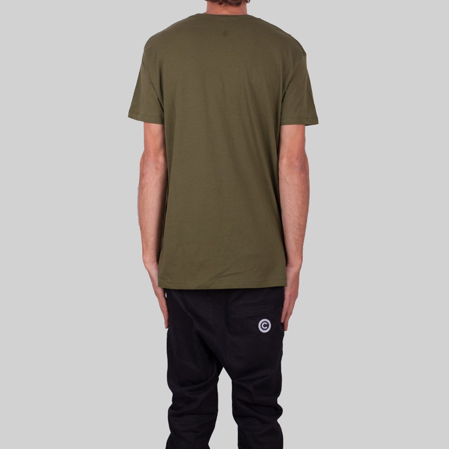 Mens Stamp T-Shirt Army