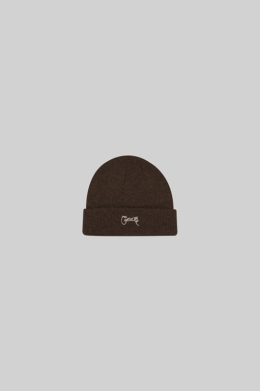 WOOLBLEND KNITTED BEANIE