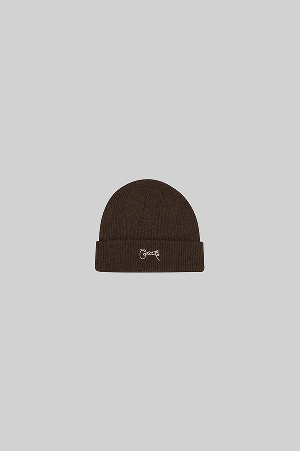 WOOLBLEND KNITTED BEANIE
