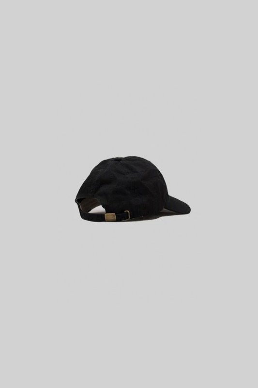 Unisex Scripted Cap Black