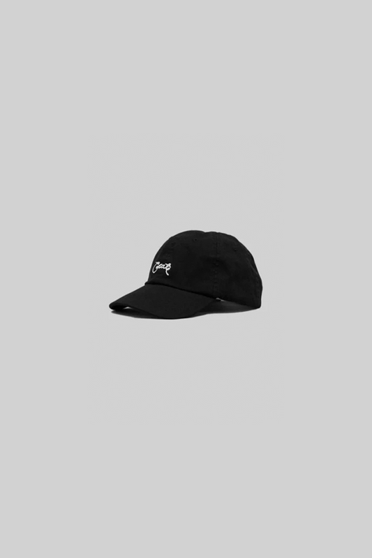 Unisex Scripted Cap Black