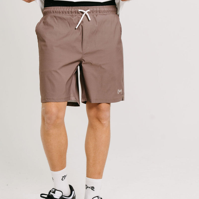 Scripted Stamp Swim Shorts