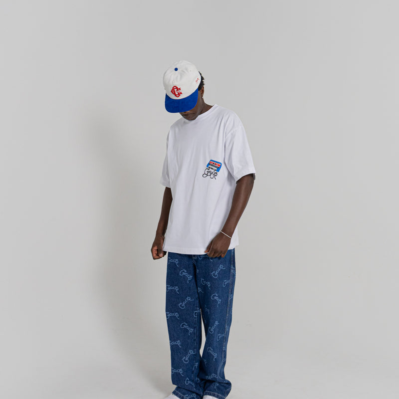 CRATE BAGGY BARRY LASER SCRIPT DENIM