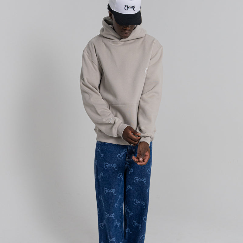CRATE BAGGY BARRY LASER SCRIPT DENIM