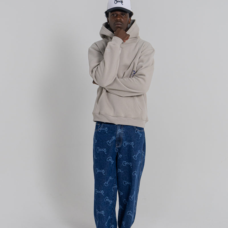 CRATE BAGGY BARRY LASER SCRIPT DENIM