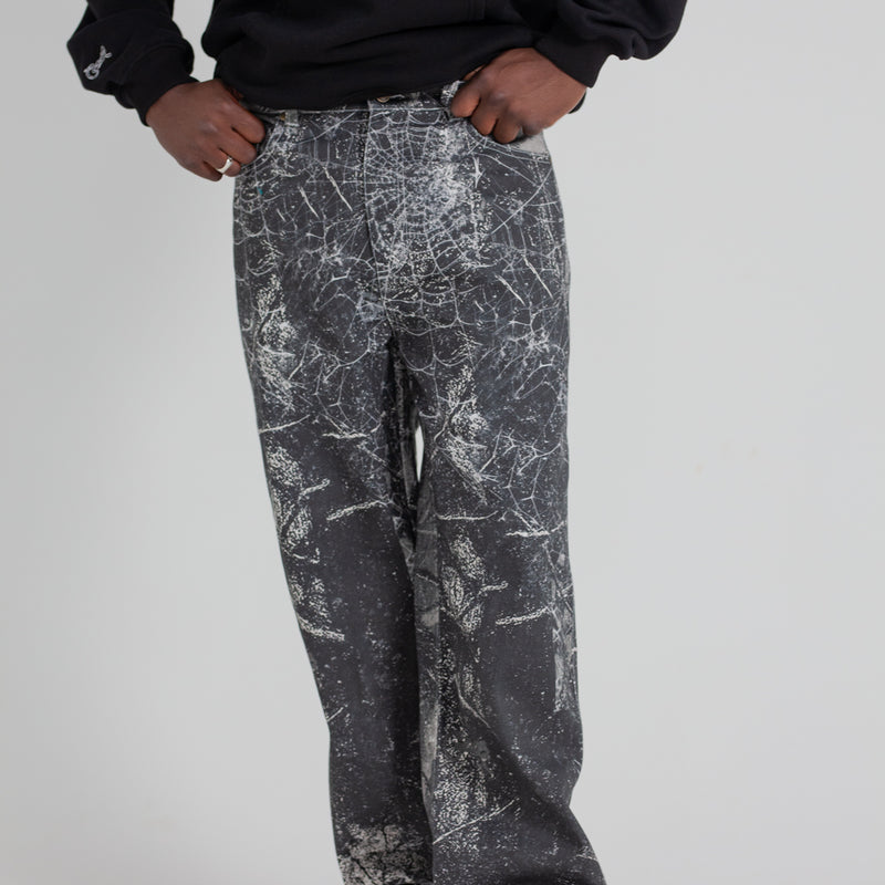 CRATE BAGGY BARRY TREE CAMO 2.0 DENIM