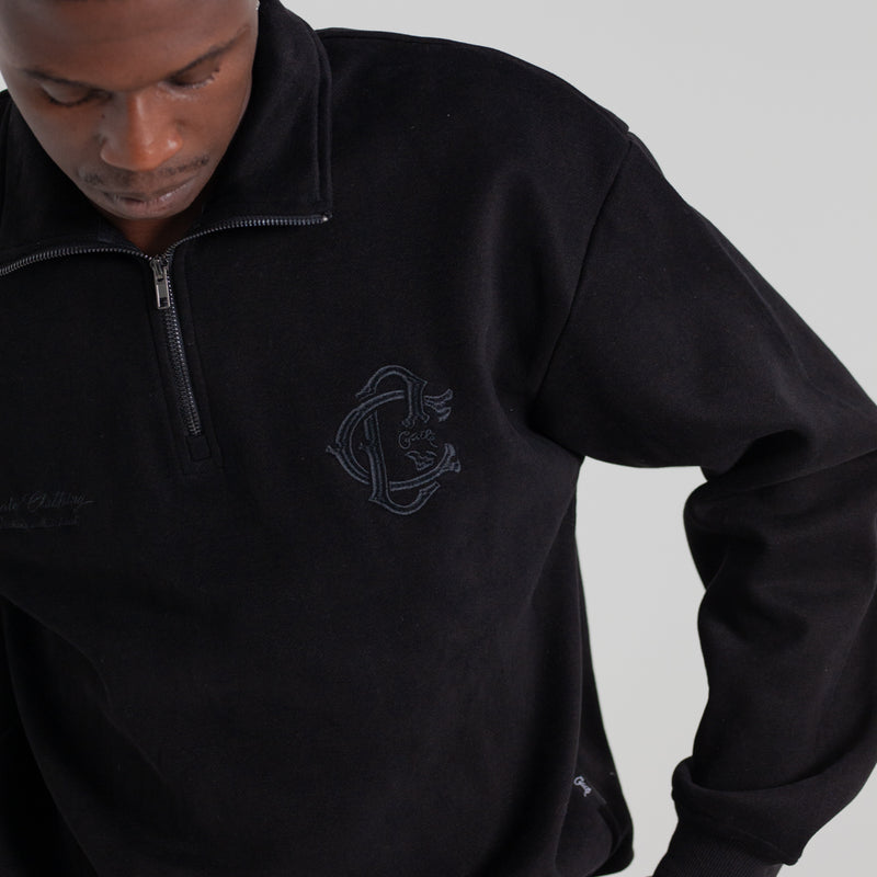 Crate 1/4 Zip Up Box Crew