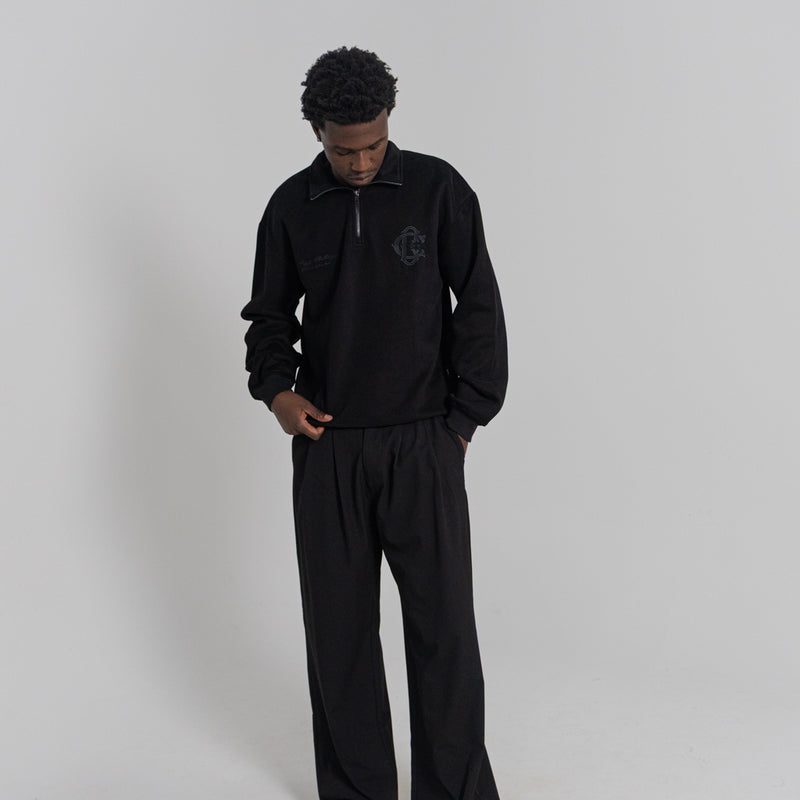 Crate 1/4 Zip Up Box Crew