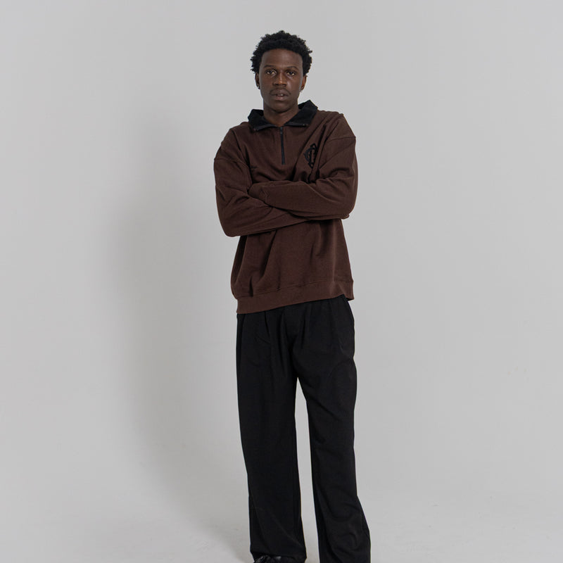 Crate 1/4 Zip Up Box Crew