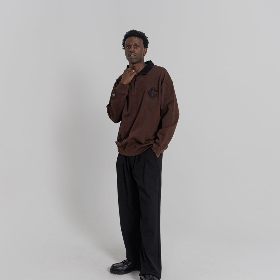 Crate 1/4 Zip Up Box Crew