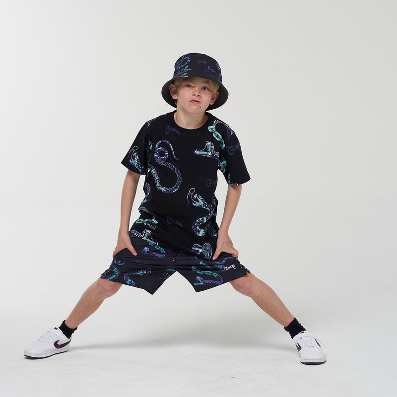 CRATE KIDS X CHAINED SNAKE SWIM SHORTS