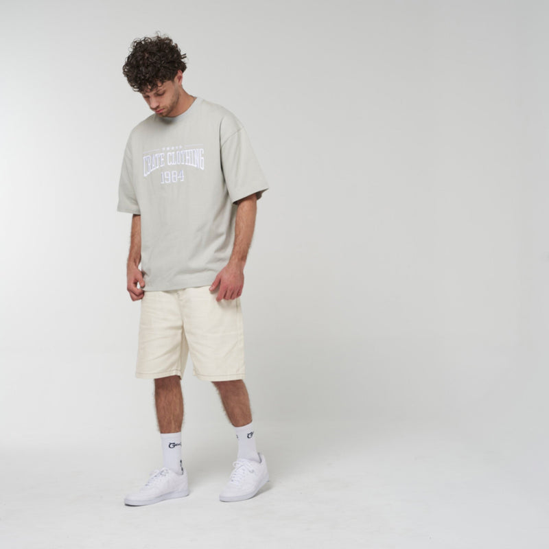 Crate Outline Varsity Box Fit T-Shirt