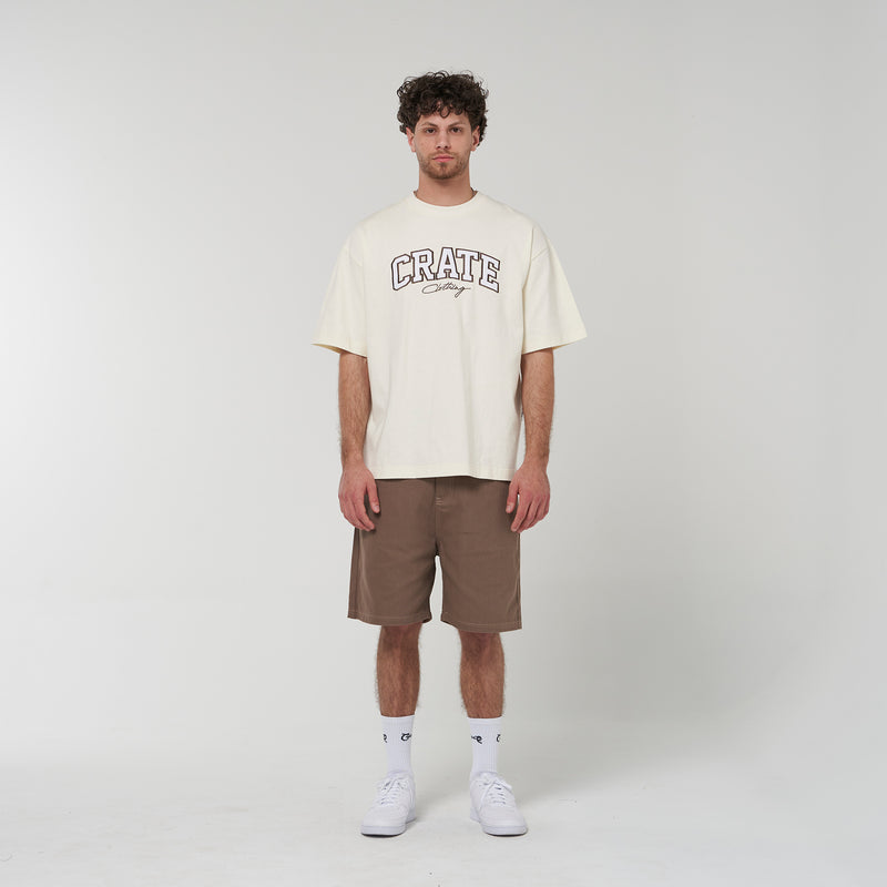 Crate Varsity Box Fit T-Shirt