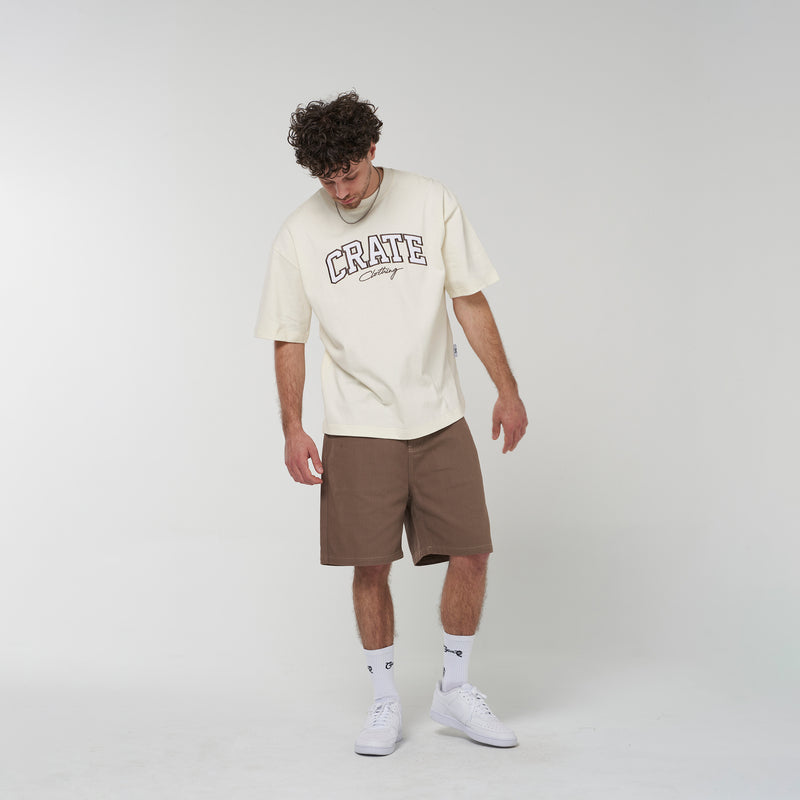 Crate Varsity Box Fit T-Shirt