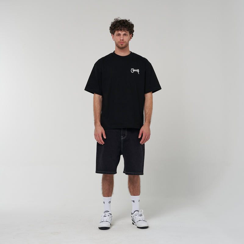 MEN'S SCRIPTED BOX FIT T-SHIRT