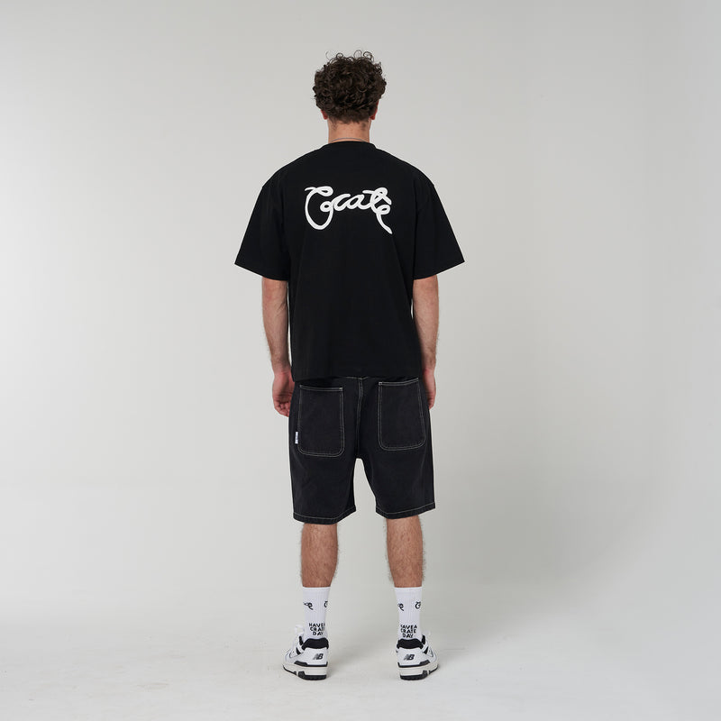 MEN'S SCRIPTED BOX FIT T-SHIRT