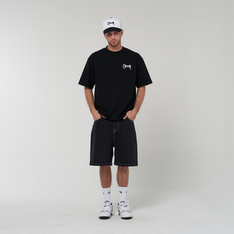 MEN'S SCRIPTED BOX FIT T-SHIRT