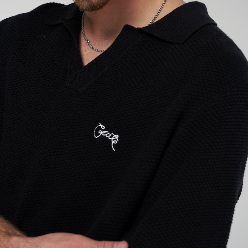 Crate Resort Knit Polo Shirt