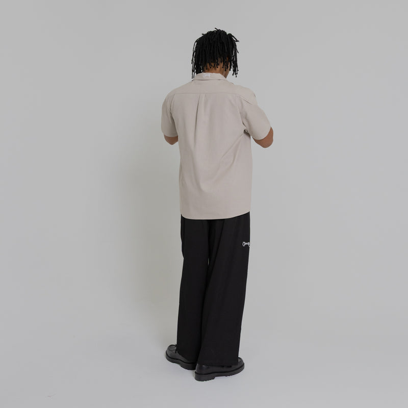 Crate Script Cuban Collar SS Shirt