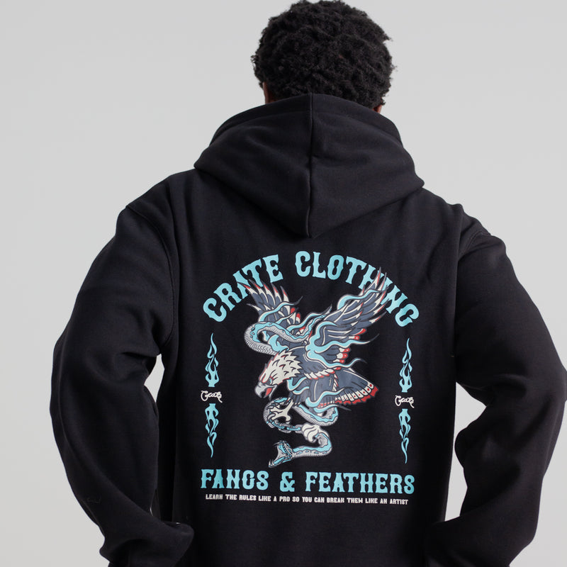 AW25 Fangs & Feathers Superfleece Hoodie