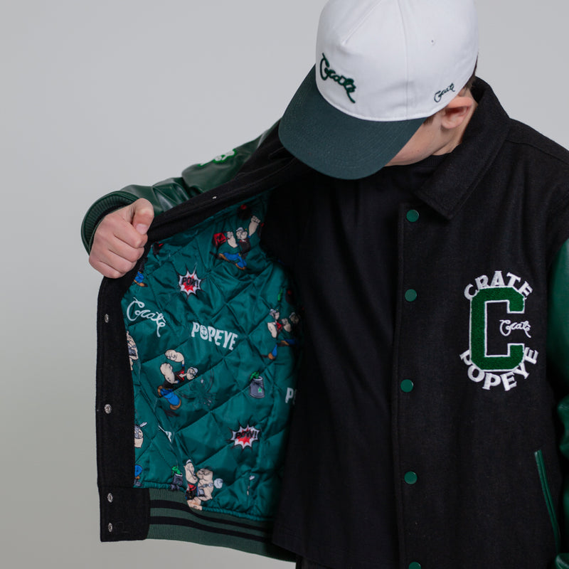 CRATE KIDS X POPEYE LETTERMAN JACKET
