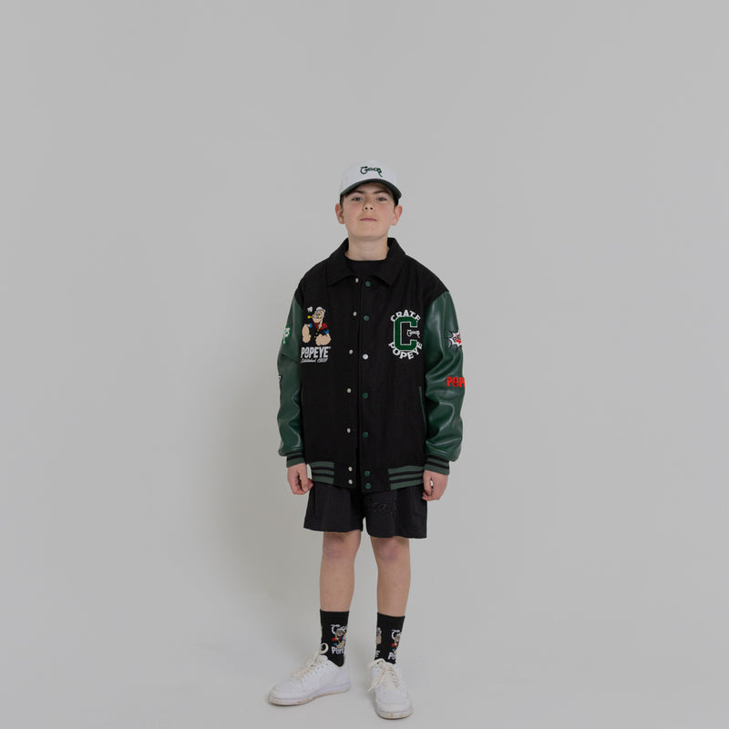 CRATE KIDS X POPEYE LETTERMAN JACKET