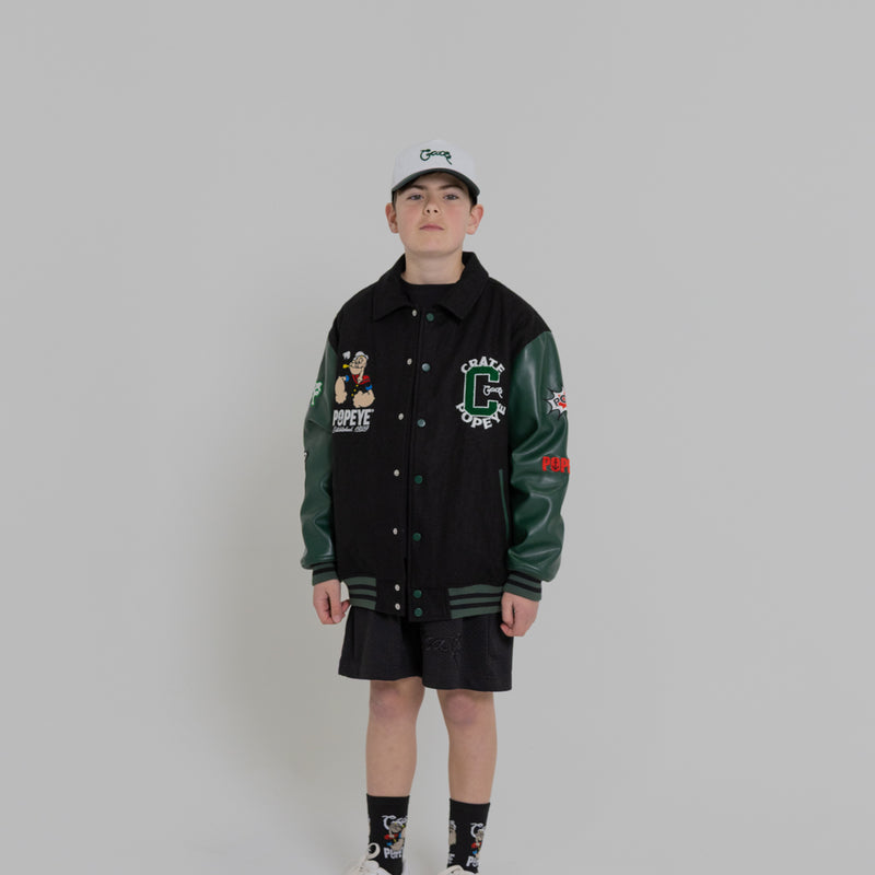 CRATE KIDS X POPEYE LETTERMAN JACKET