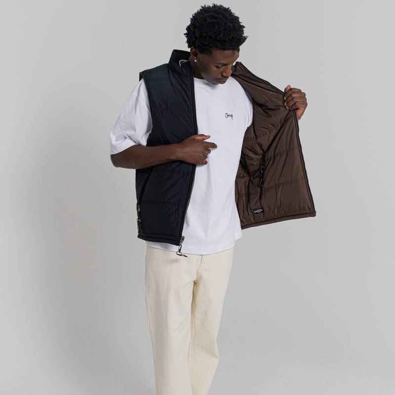 MEN'S REVERSIBLE PUFFER VEST