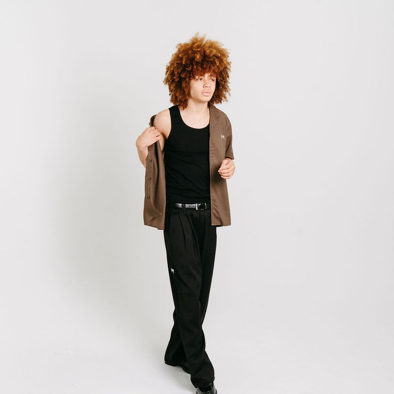 CRATE SCRIPT CUBAN COLLAR SS SHIRT