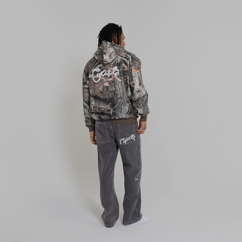 CRATE SCRIPTED BOX FIT HOODIE TREE CAMO