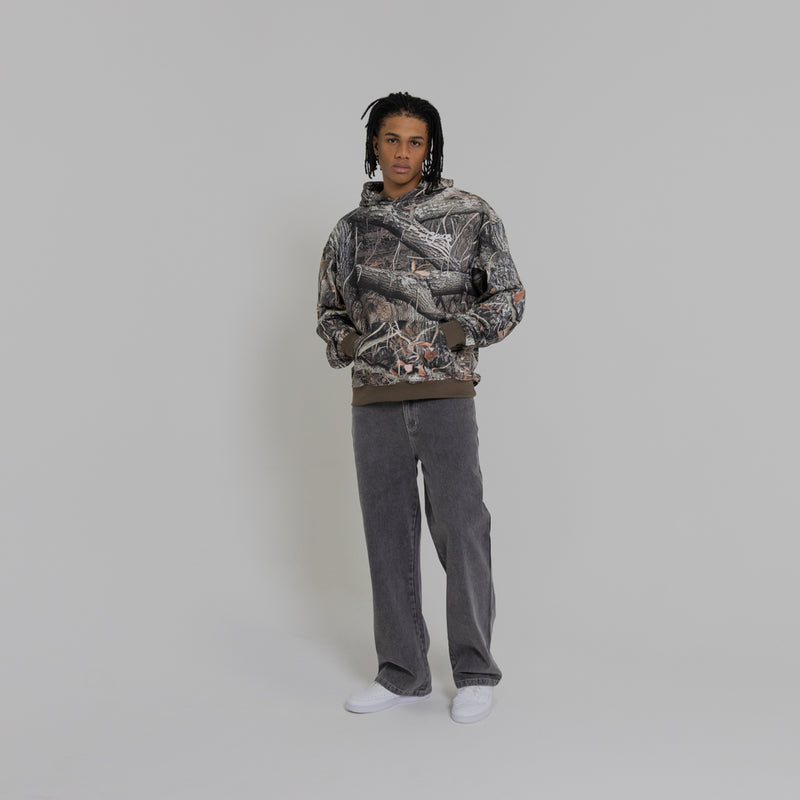 CRATE SCRIPTED BOX FIT HOODIE TREE CAMO