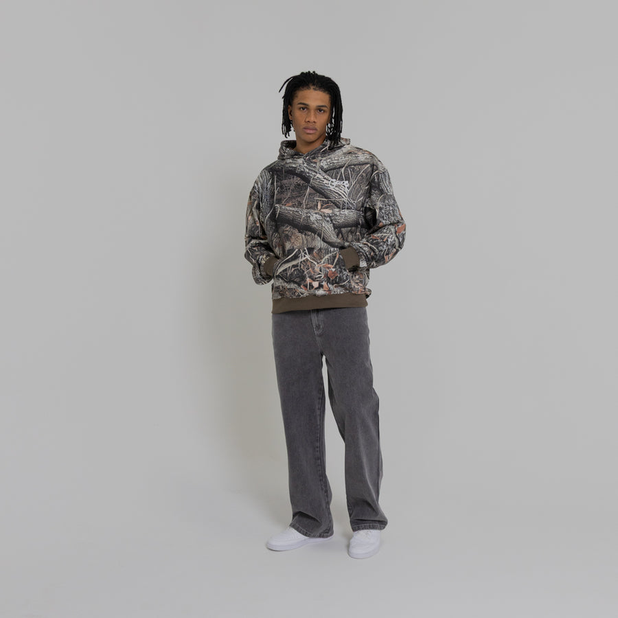 CRATE SCRIPTED BOX FIT HOODIE TREE CAMO