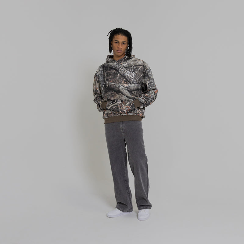 CRATE SCRIPTED BOX FIT HOODIE TREE CAMO
