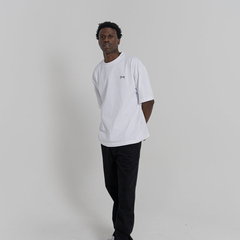 MENS BLACK LOOSE DENIM PANTS