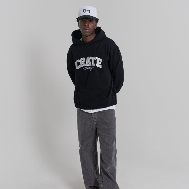 AW25 CRATE VARSITY HOODIE