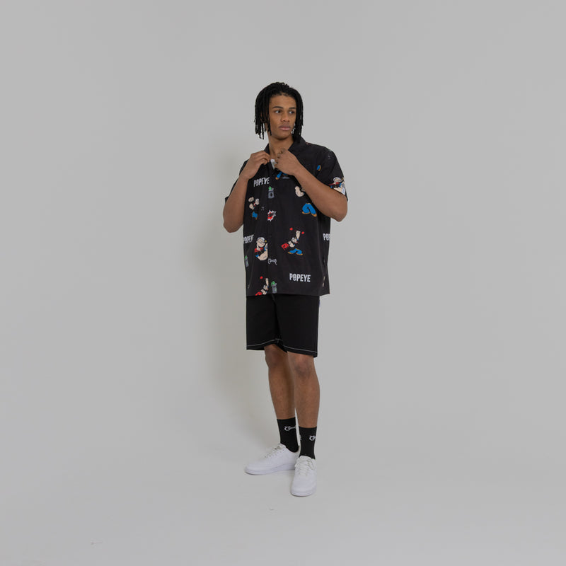 CRATE X POPEYE CUBAN COLLAR SHIRT