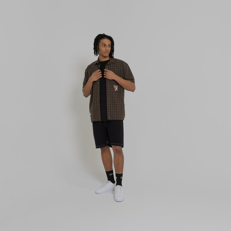 CRATE X POPEYE PLAID S/S SHIRT