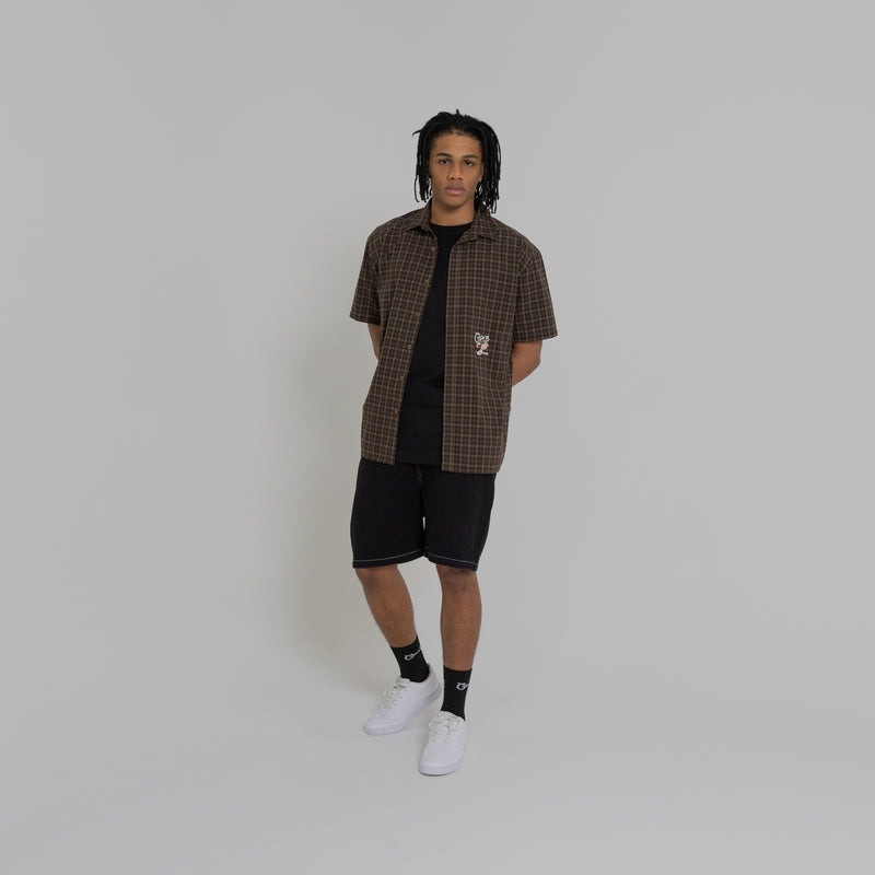 CRATE X POPEYE PLAID S/S SHIRT