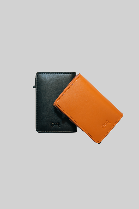 Crate Minimal Leather Wallet-Brown