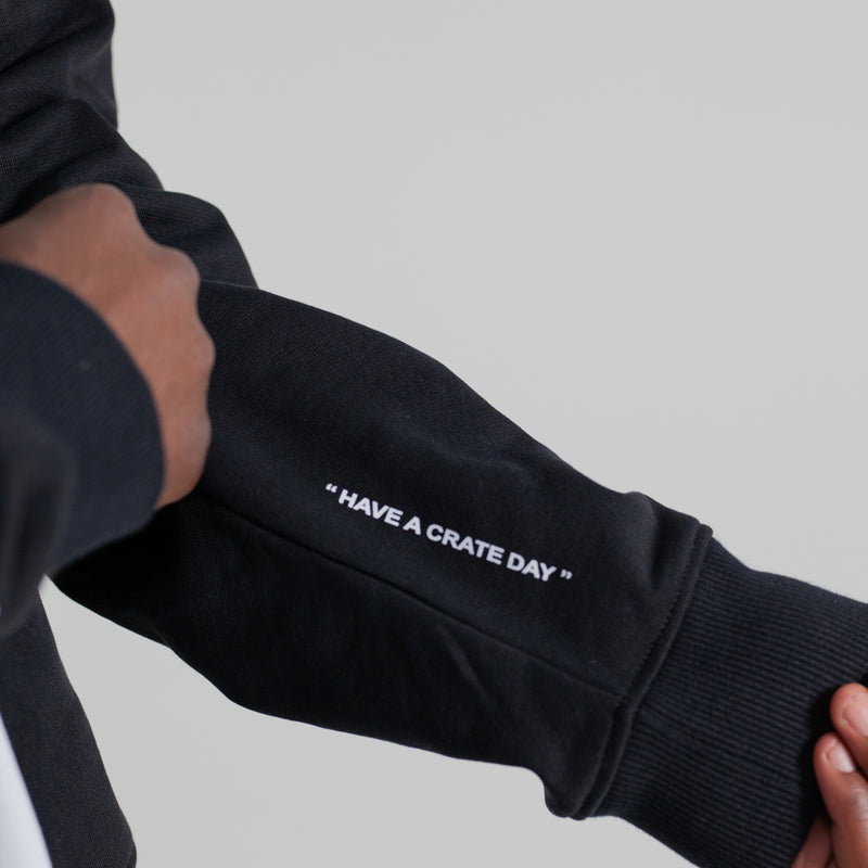 Crate Zip Up Box Fit Hoodie