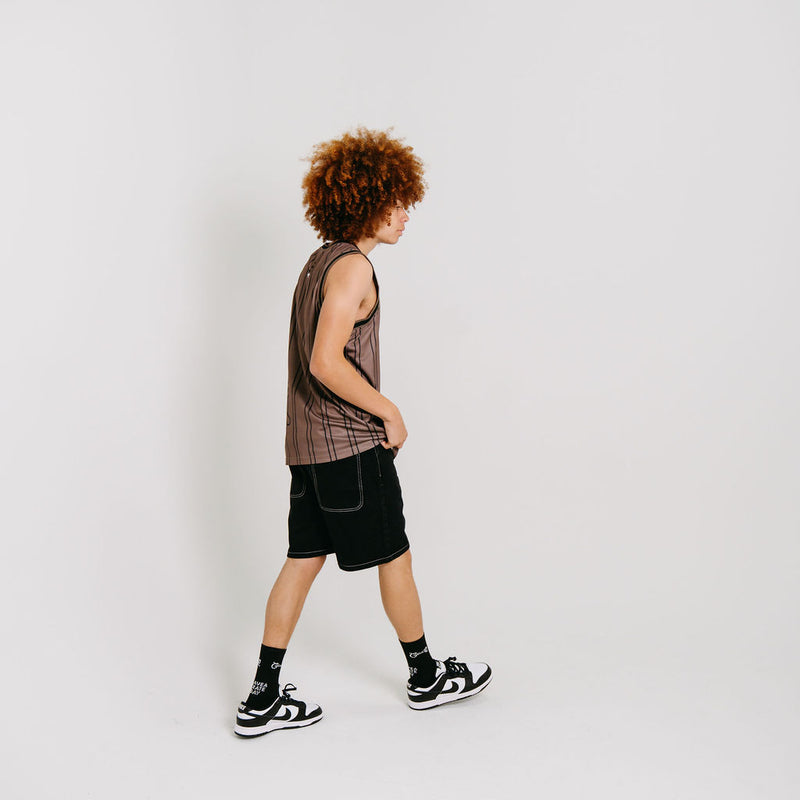 CRATE SIDE SCRIPT BASKETBALL SINGLET