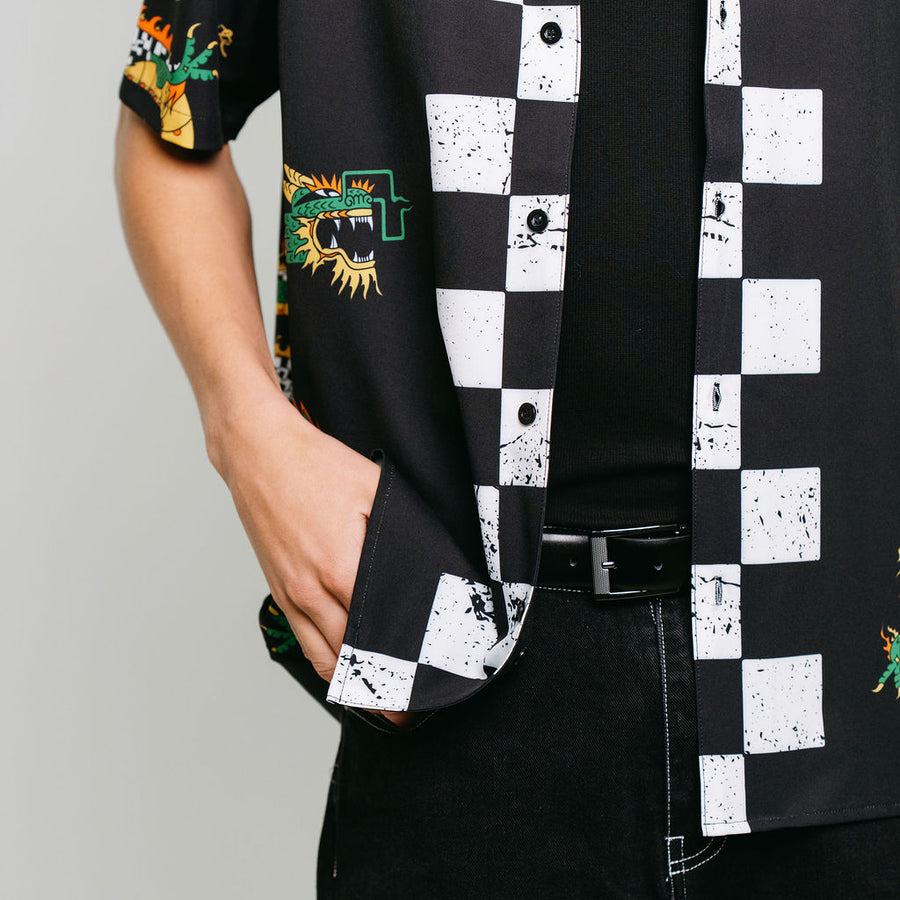 CRATE CHECK DRAGON SS SHIRT