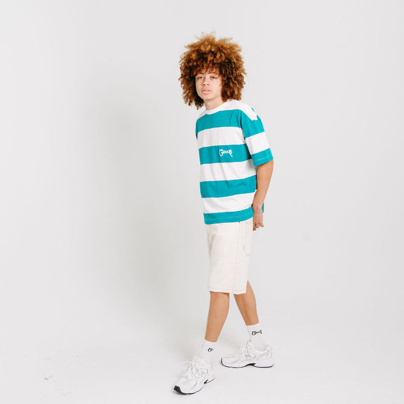 CRATE STRIPE BOX FIT T-SHIRT