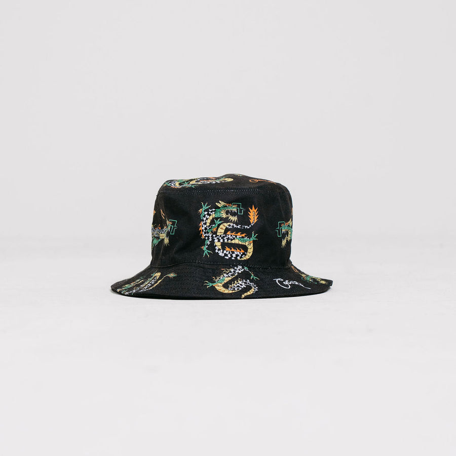CRATE KIDS CHECK DRAGON REVERSIBLE BUCKET
