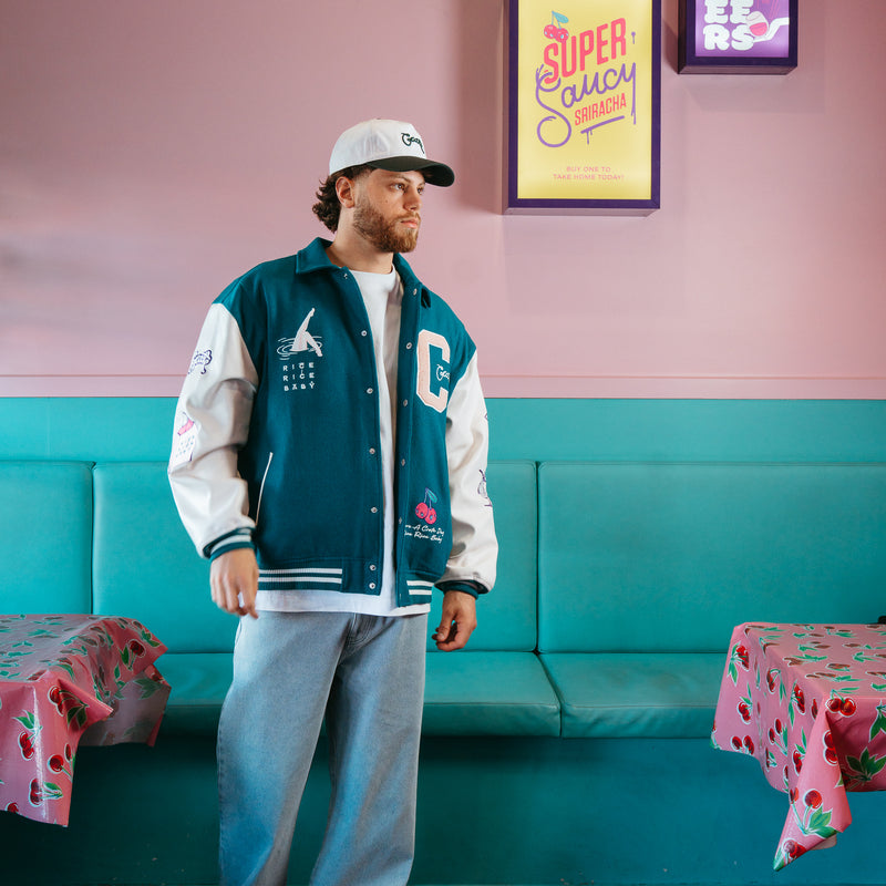 CRATE X RICE RICE BABY LIMITED EDITION LETTERMAN JACKET
