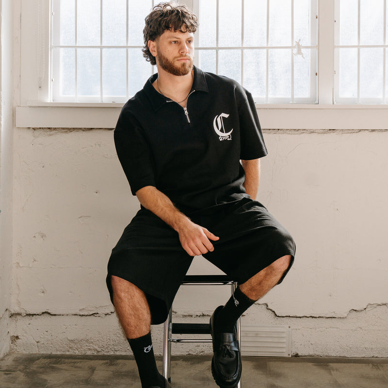 CRATE  ZIP POLO SHIRT