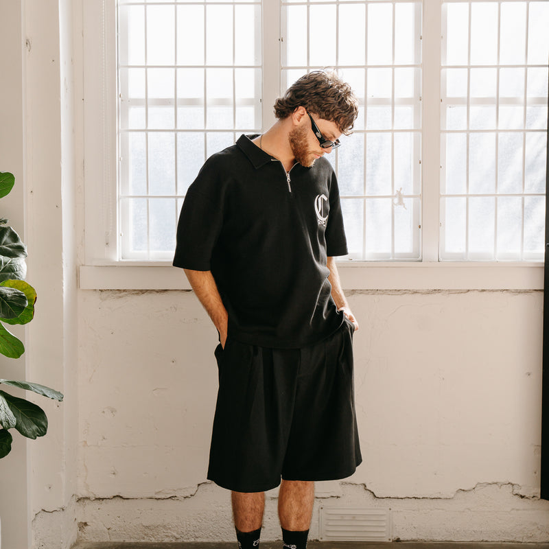 CRATE  ZIP POLO SHIRT