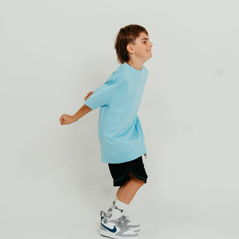 CRATE KIDS SCRIPTED BOX FIT T-SHIRT